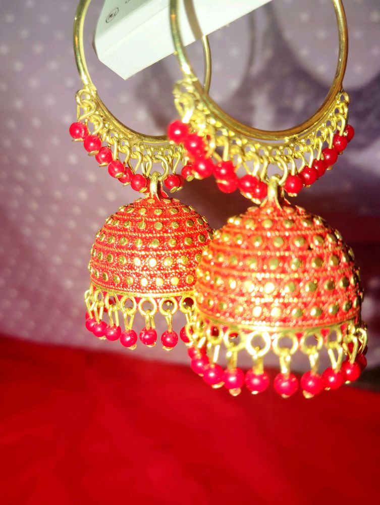 Red Jhumke New Design ❤️