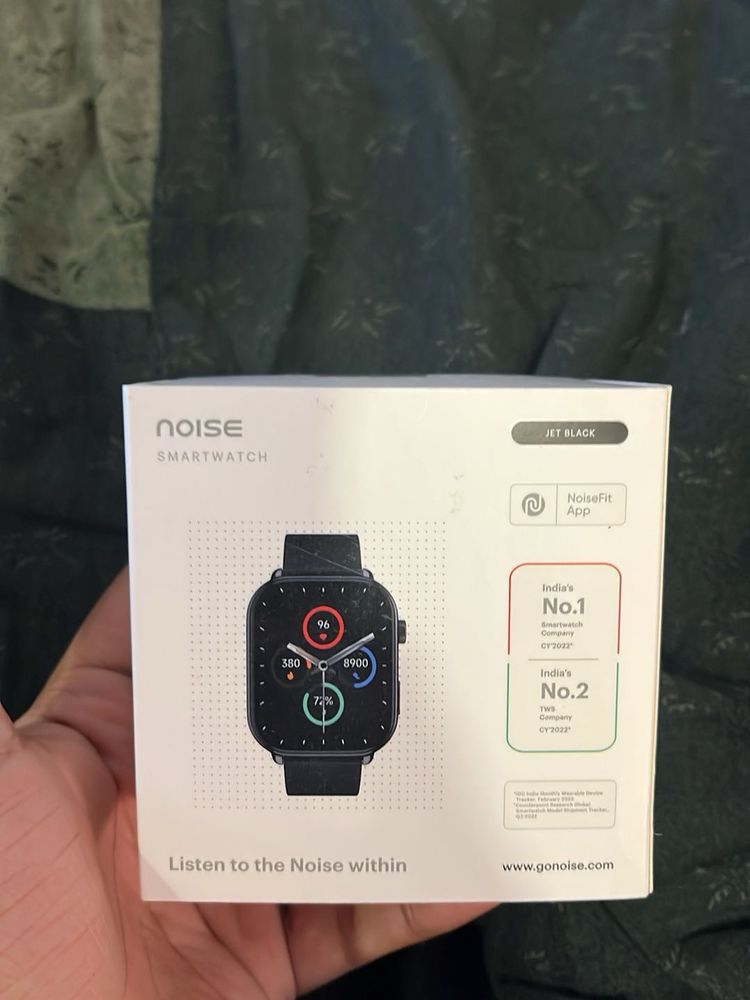 Noise Smartwatch - Jet Black ( pulse 4 Pro)