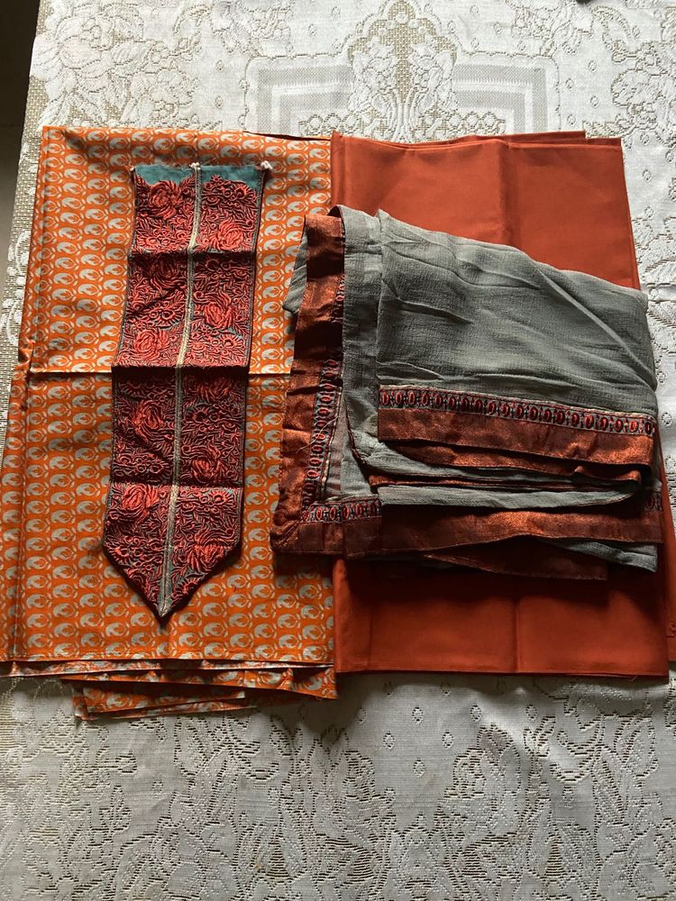 Unstitched Salwar Suit Material