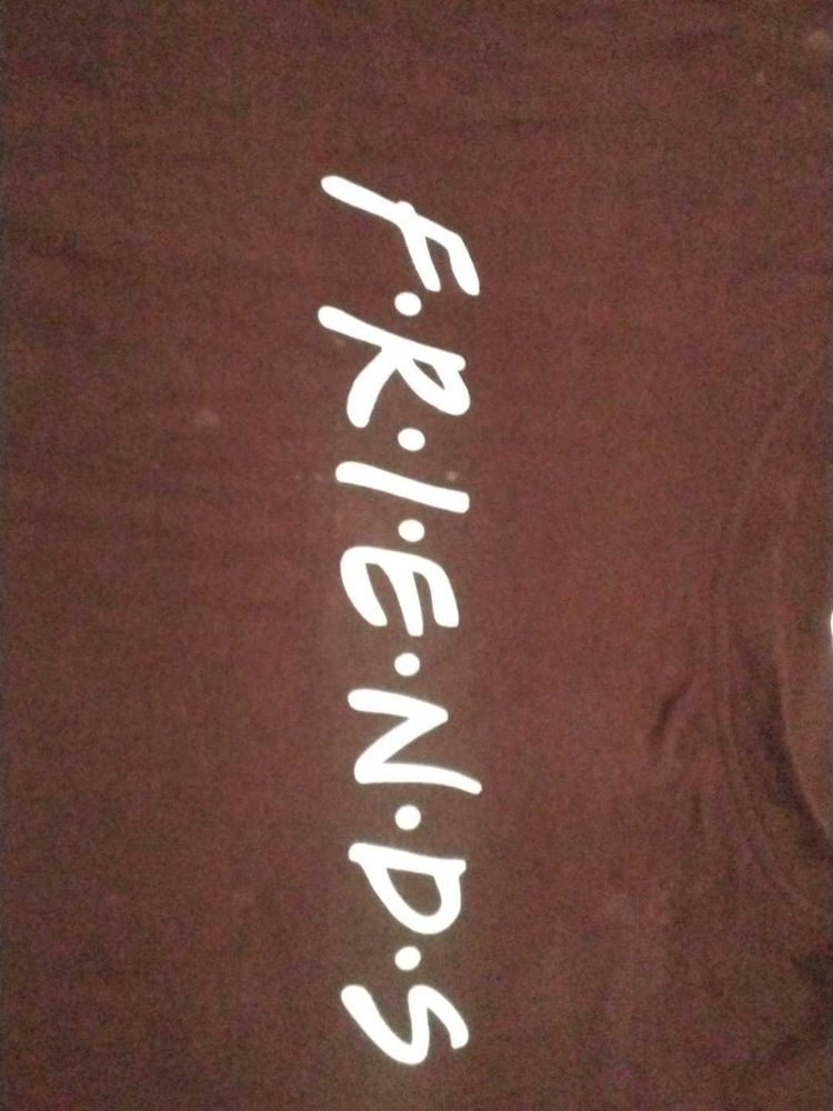 Friends maroon T-shirt (twice used)