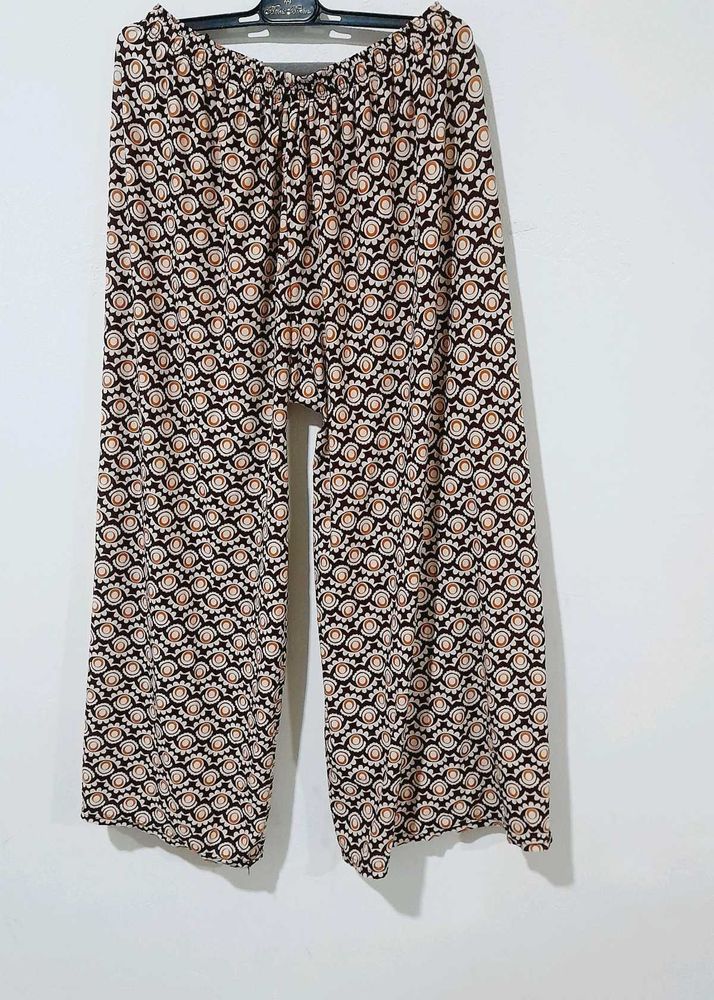 Patterned Wide  Palazzo
