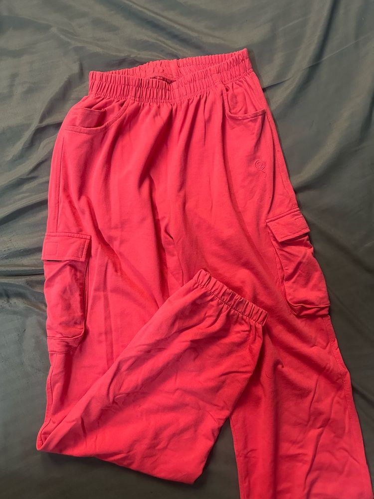Pink Cargo Pants