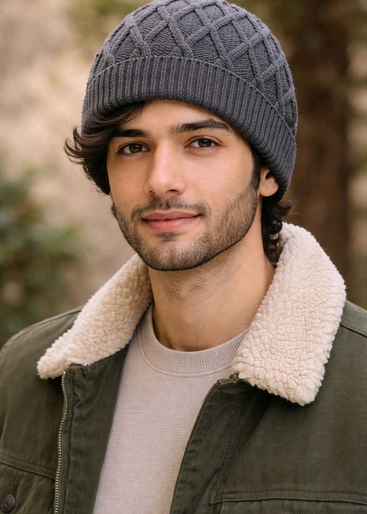 Stylish Woolen Knit Beanie Hat