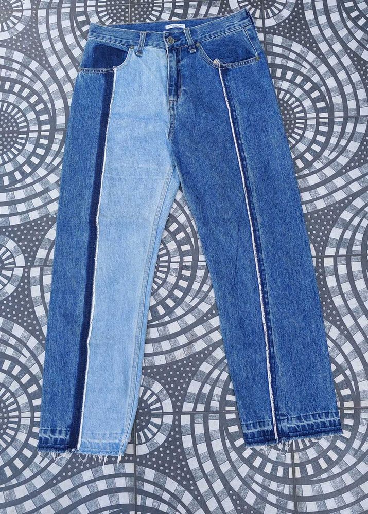 Unique Patchwork Jeans size -28