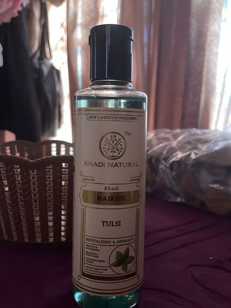 Khadi Natural Tulsi Hair Oil