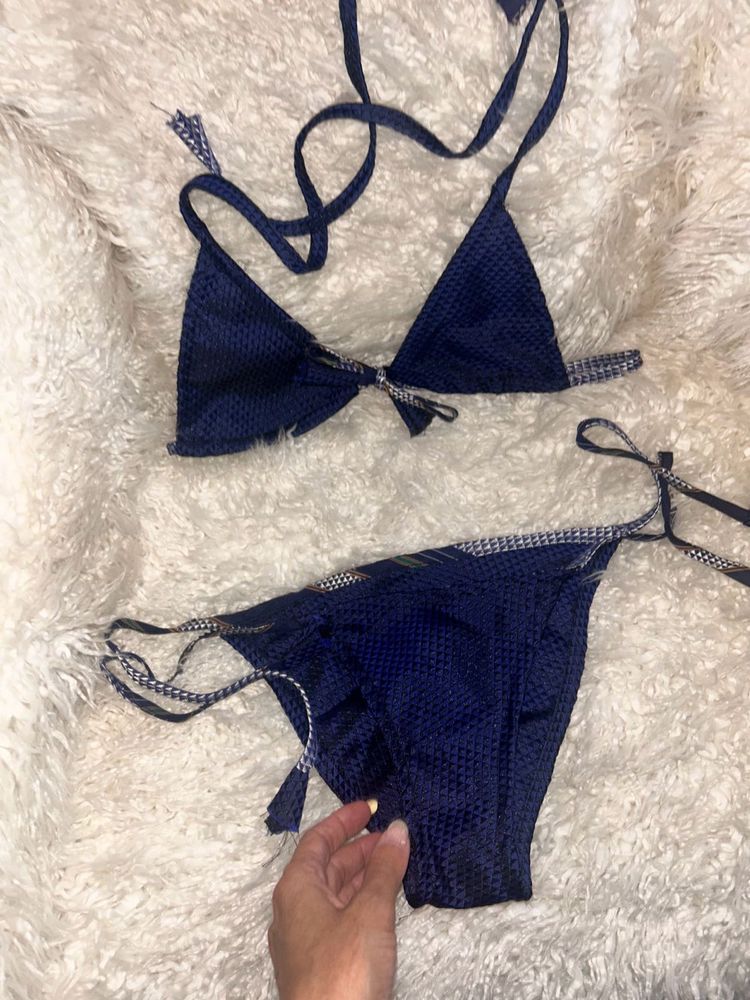 Reversible Blue Khun Bikini