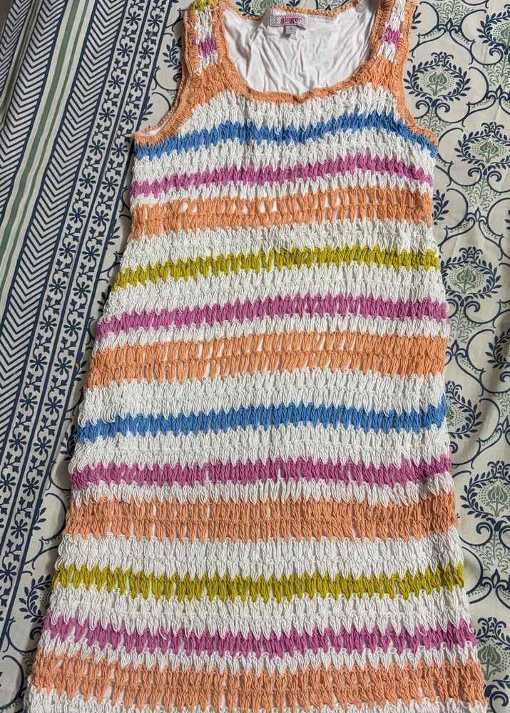 Striped Sleeveless Dress