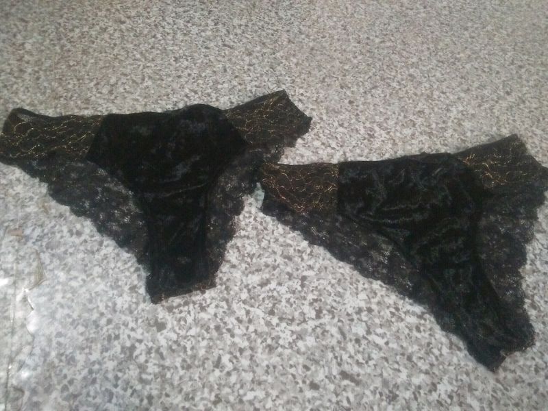 2 Satin And Fancy Shiny Brief XL Size
