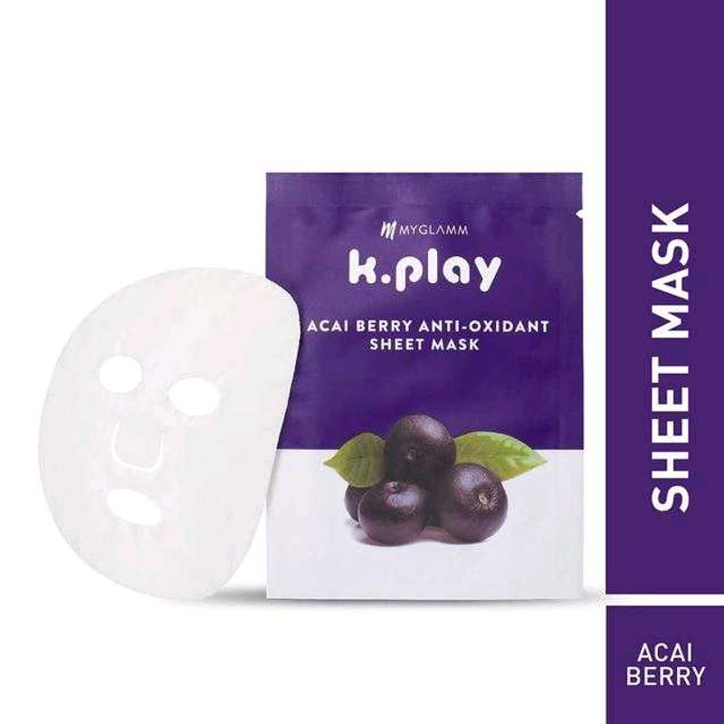 MyGlamm K.Play Acai Berry Anti-Oxidant Sheet Mask