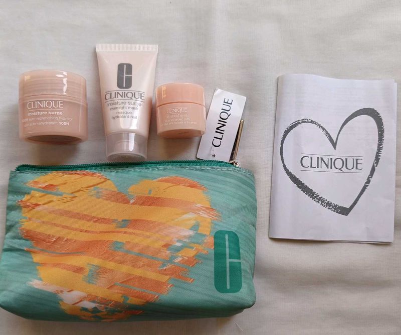 Clinique Skincare Set with Pouch