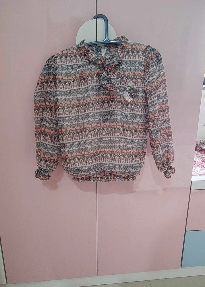 Palazzo With Top (Size 5 To 6 Year)