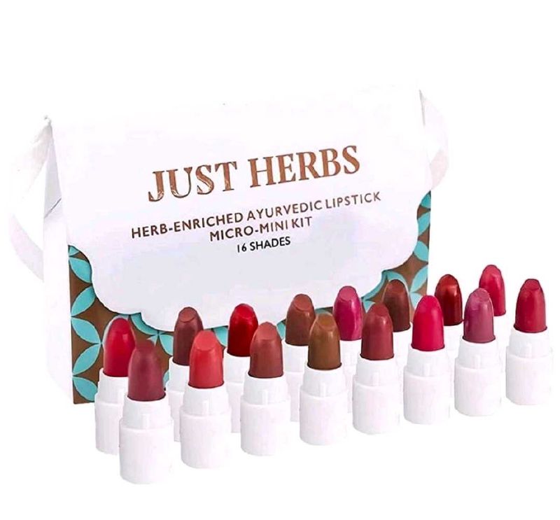 Just Herbs Lipstick Set 16 Piece