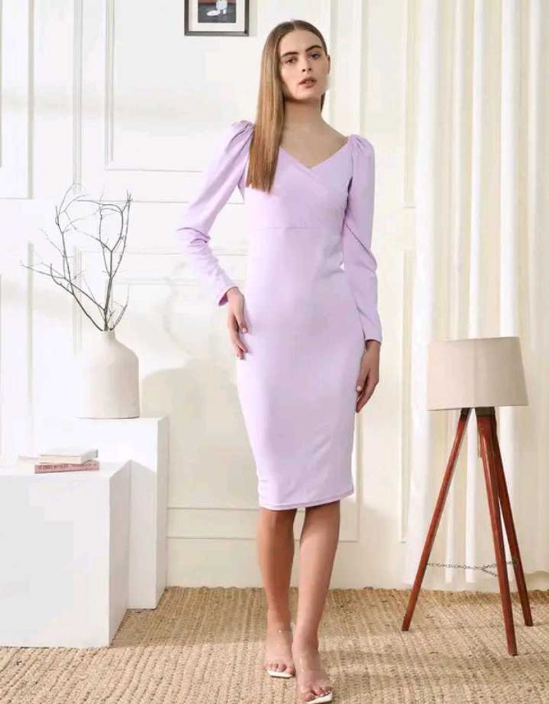 A Woman Bodycon Dress.