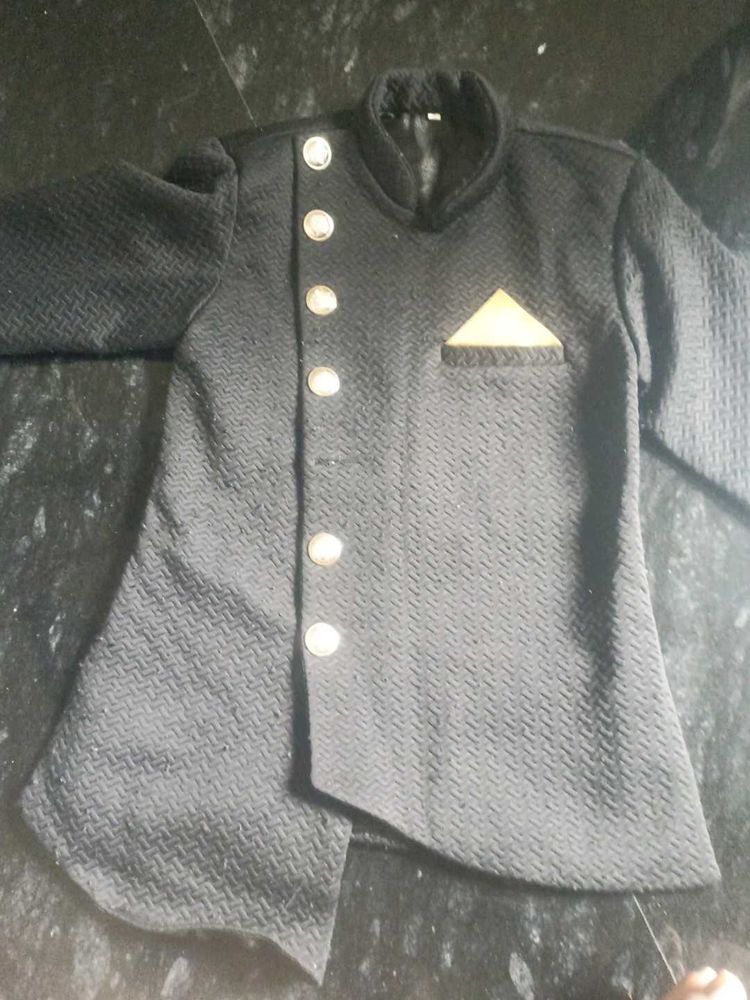 Boys&#39; Black Festive Jacket