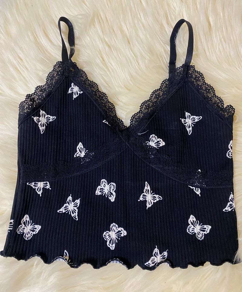 H&amp;M Butterfly Lace Cami top 🦋 ✨