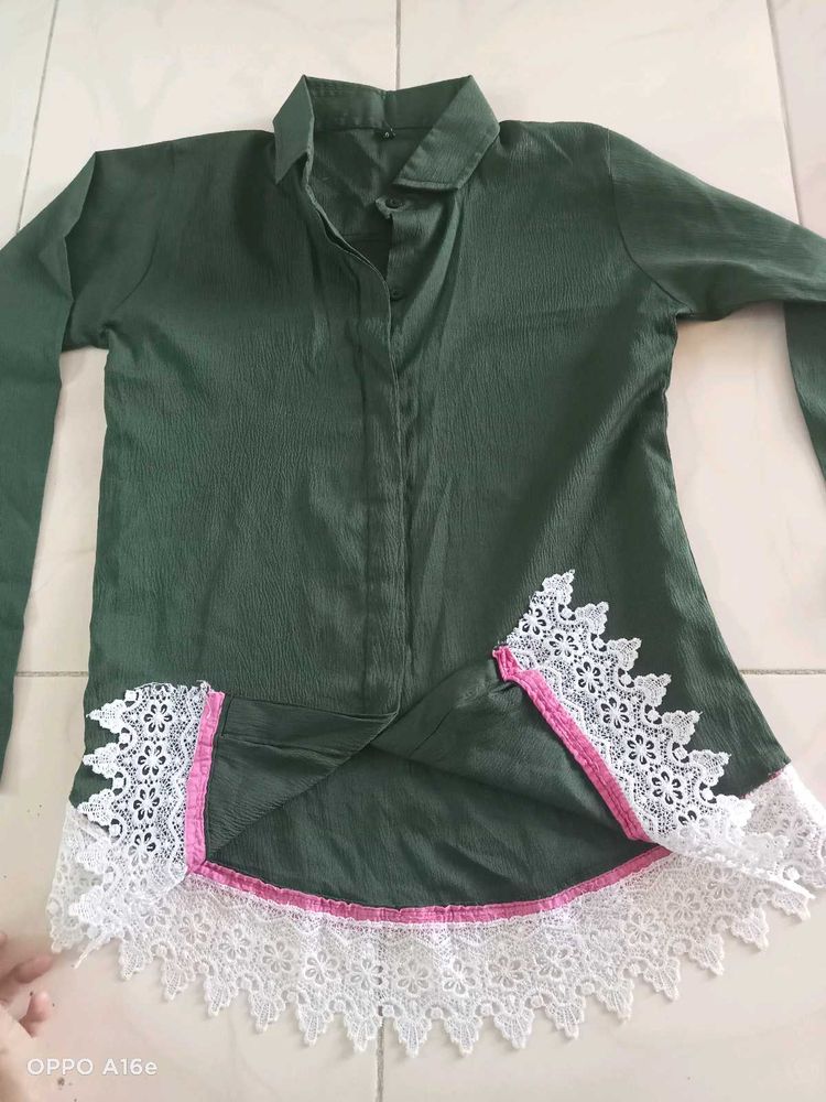 Green Shirt For Girls