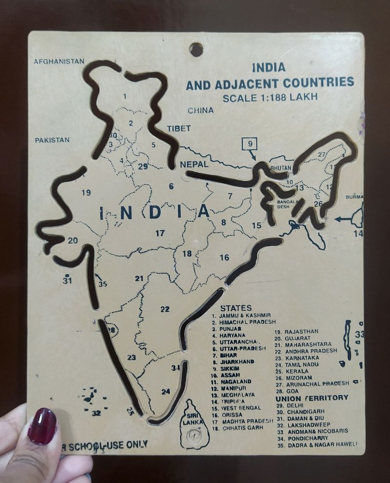 Indian Map Stencil🇮🇳