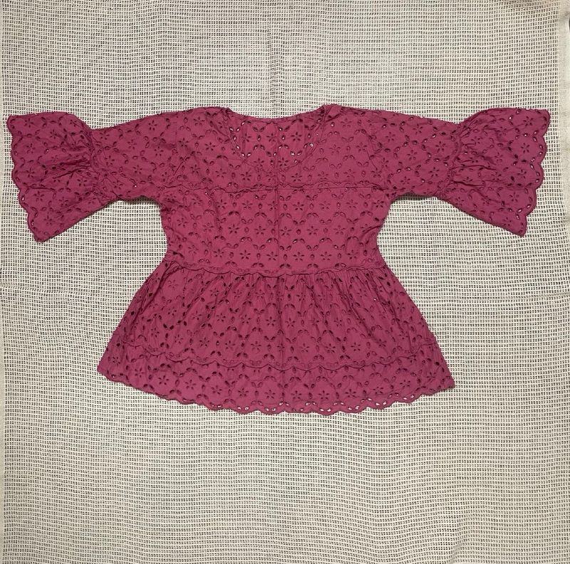 Chikankari Empire Top