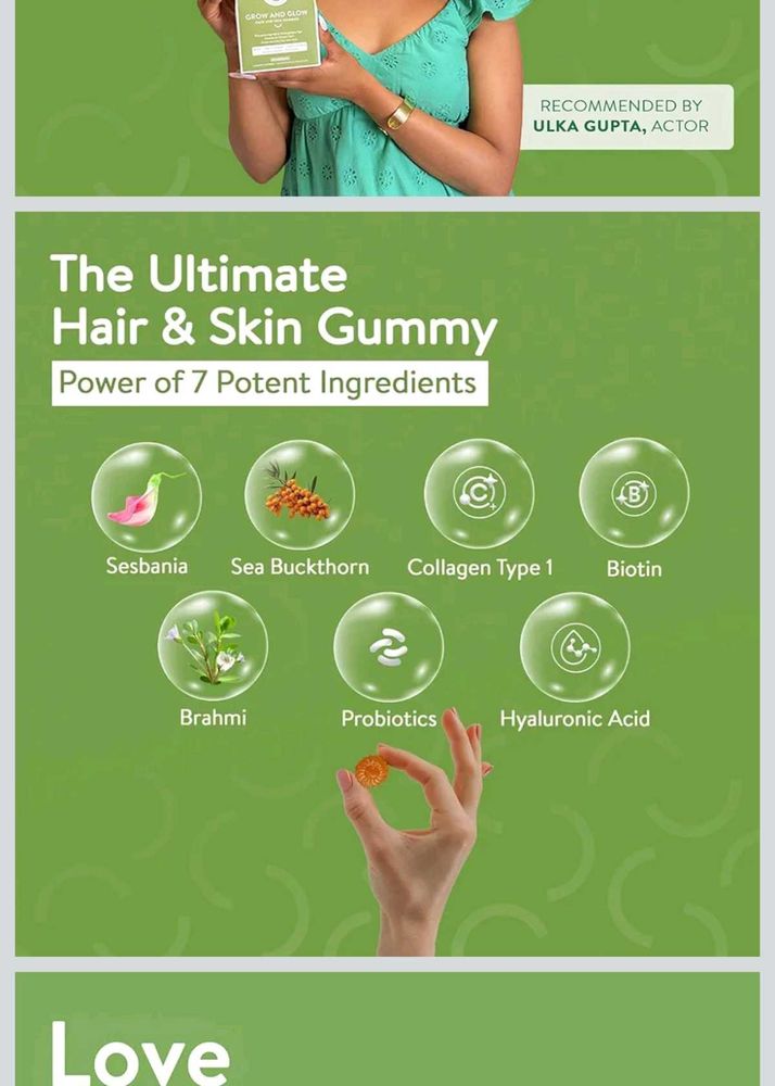 24hr offer! Hair &amp; Skin Gummies
