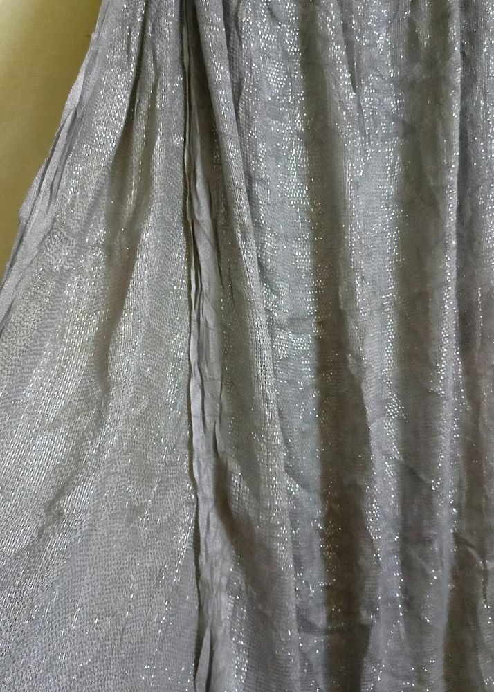 Silver Glittery Stole