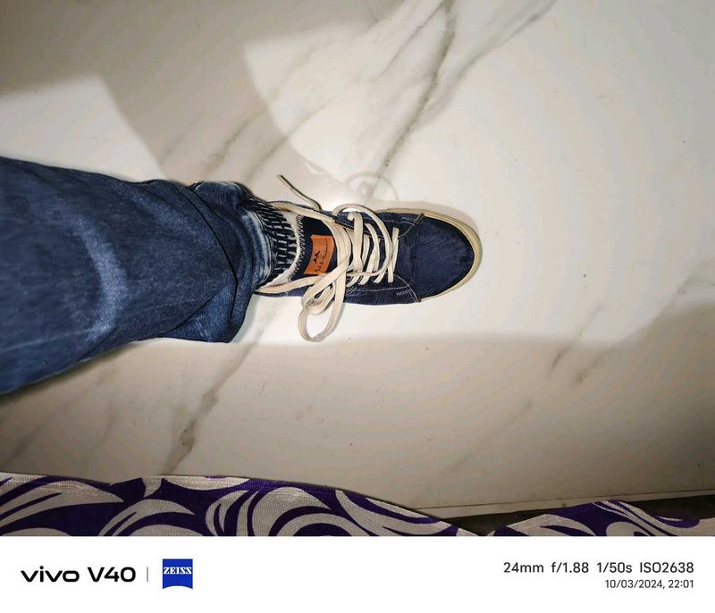 Mast &amp; Harbour Blue Sneaker