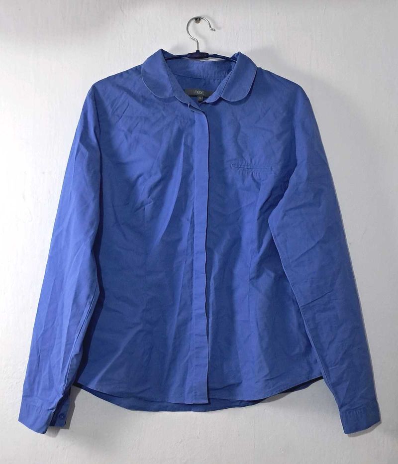 Next Blue Peter Pan Collar Blouse
