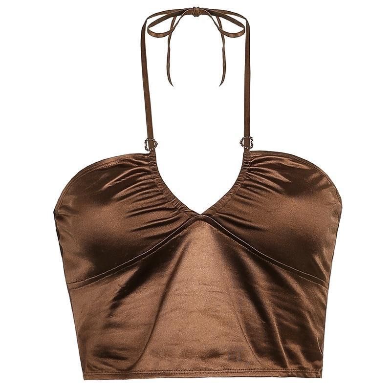 Pinterest Brown Crop Top