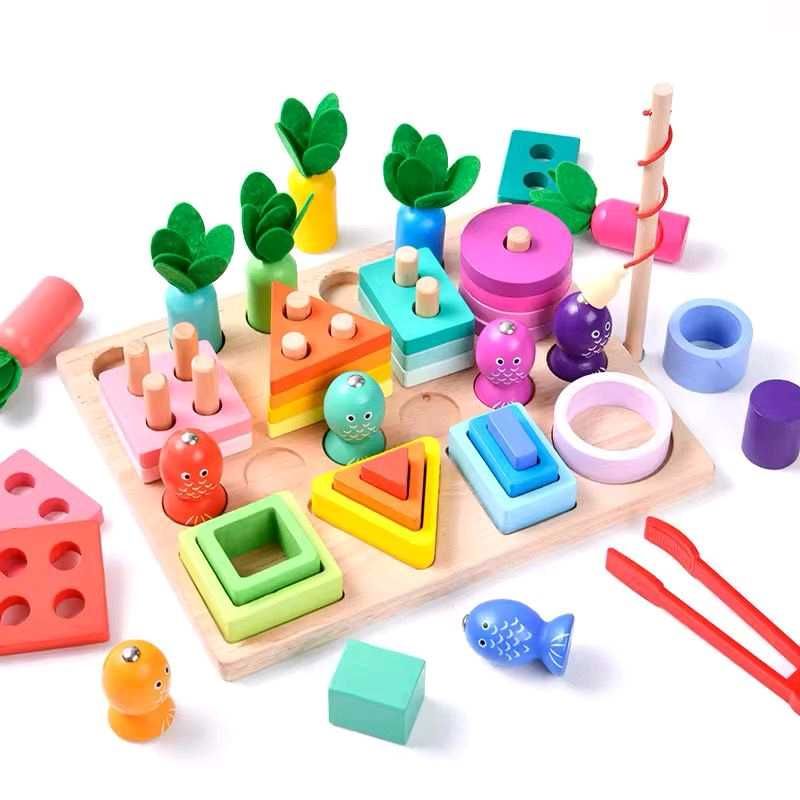 Wooden Shape Sorter Toy