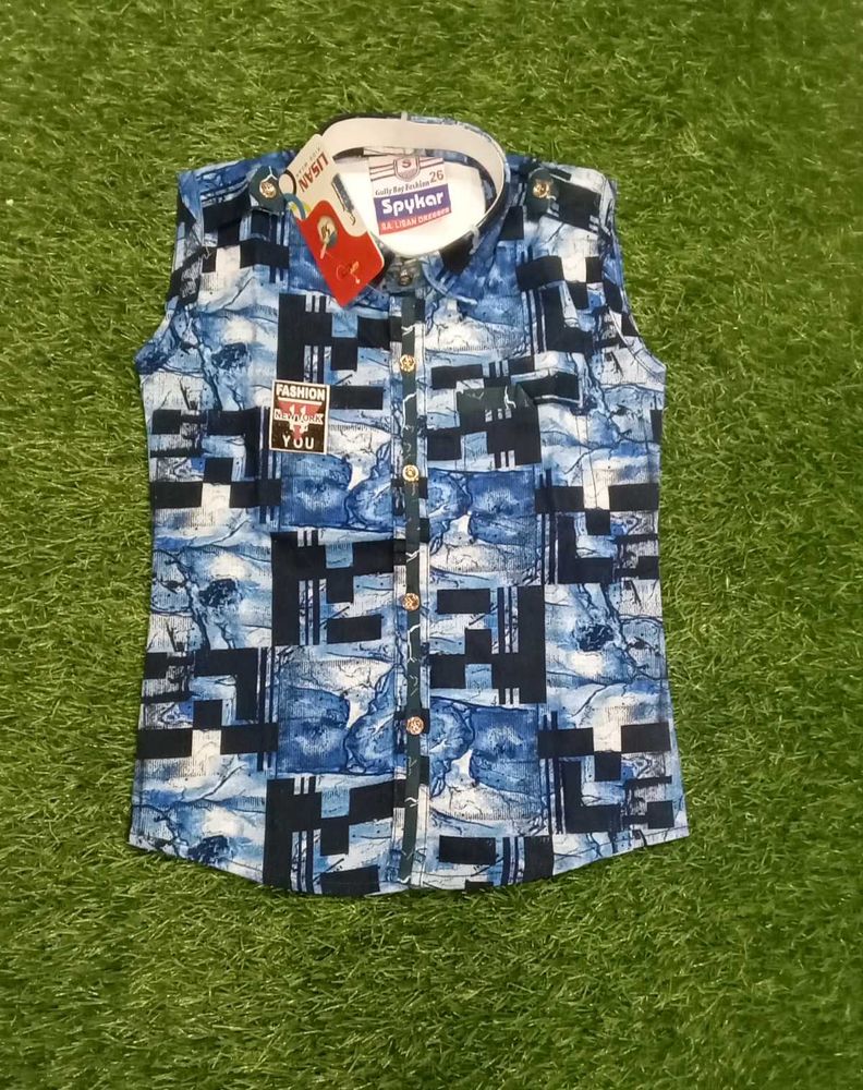 Boys Sleevless Shirt