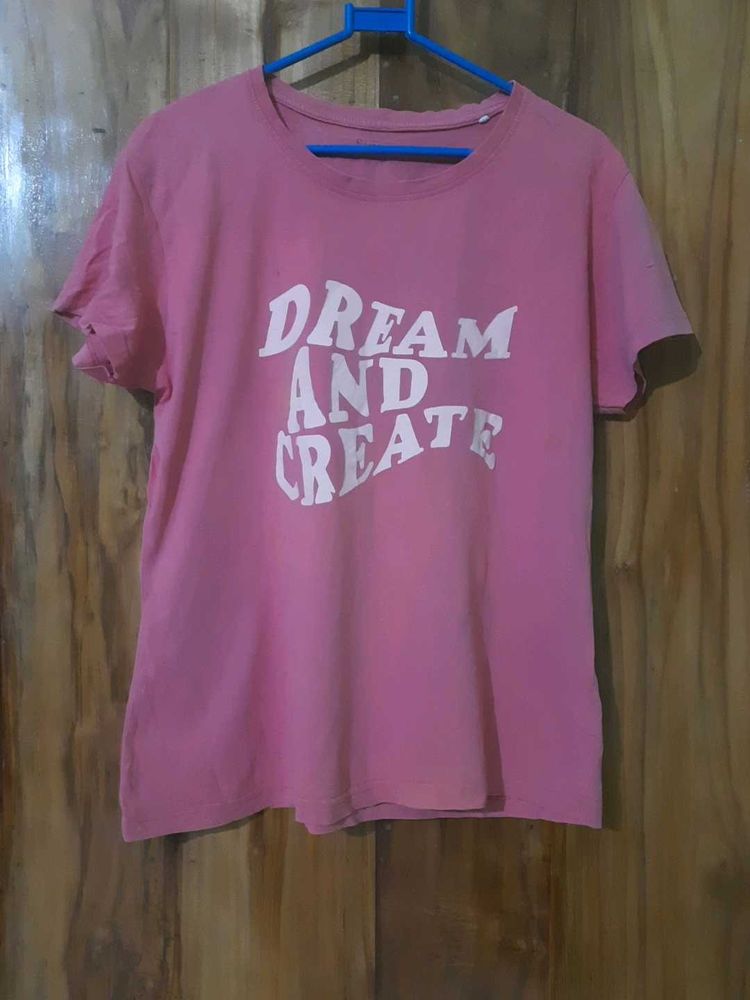 Pink Graphic T-Shirt