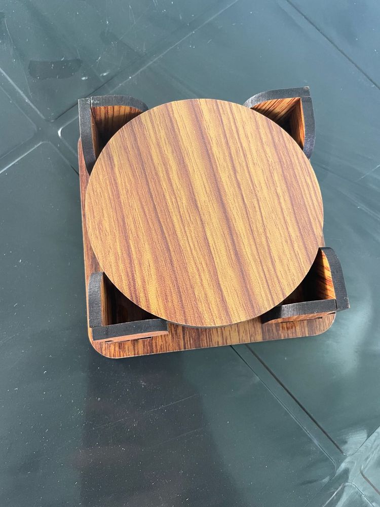 Wooden Coaster Set