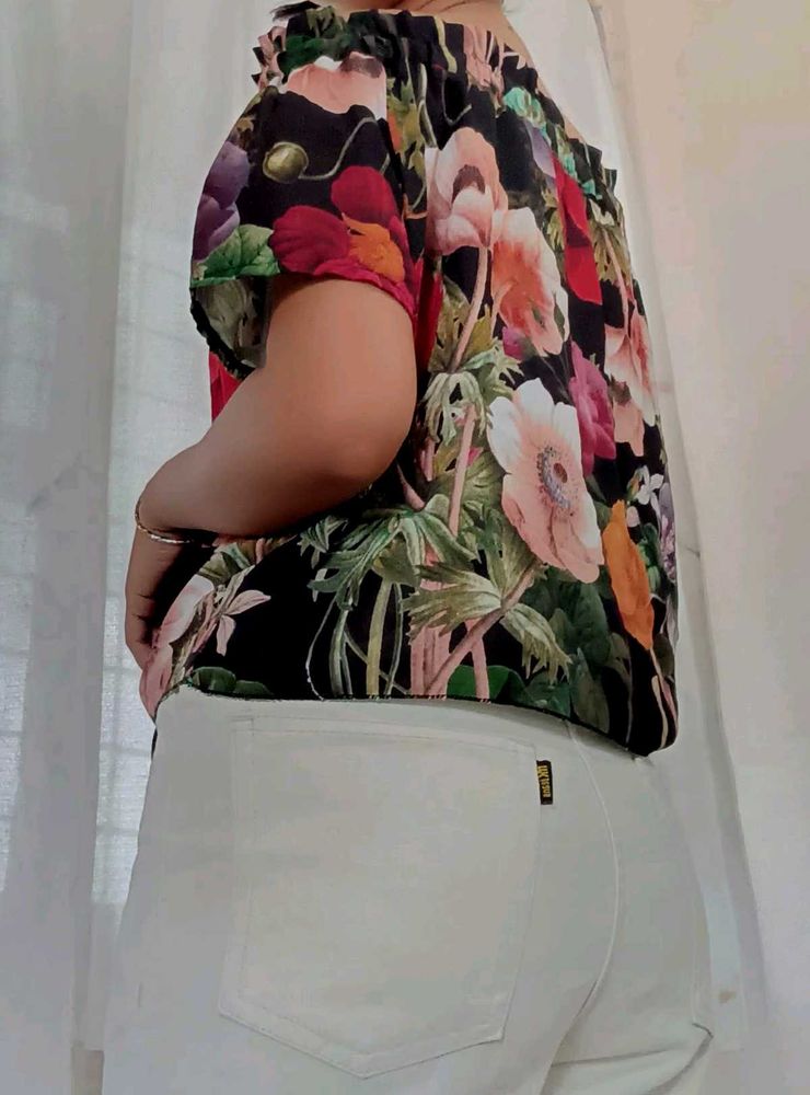 Floral Off-Shoulder Top
