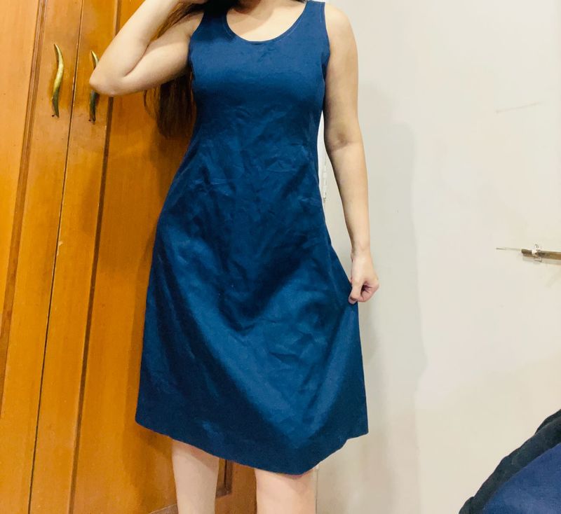 Blue Sleeveless Dress