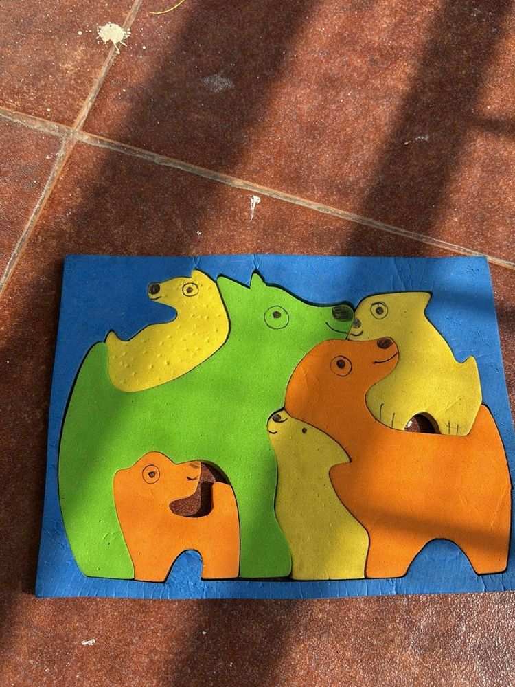 EVA Bear Family Puzzle