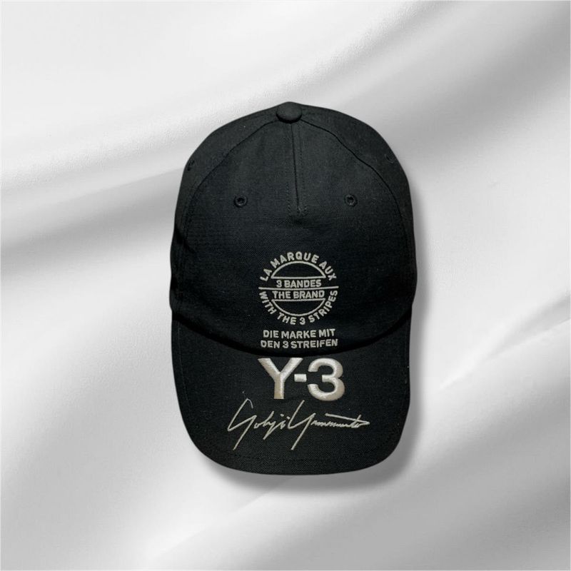 Adidas X Y-3 Black Logo Cap