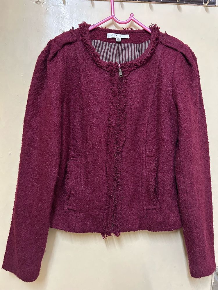 Purple Woollen Coat