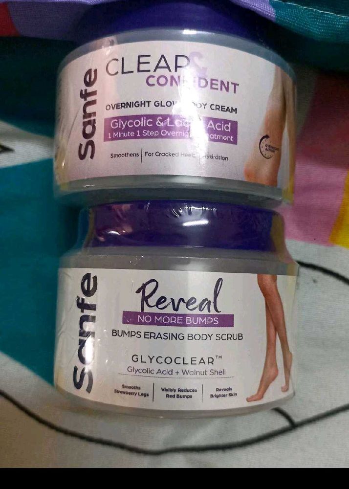 Sanfe Body Cream &amp; Scrub