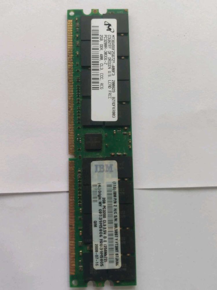 IBM 2GB PC3200 CL3 ECC REG DDR2
