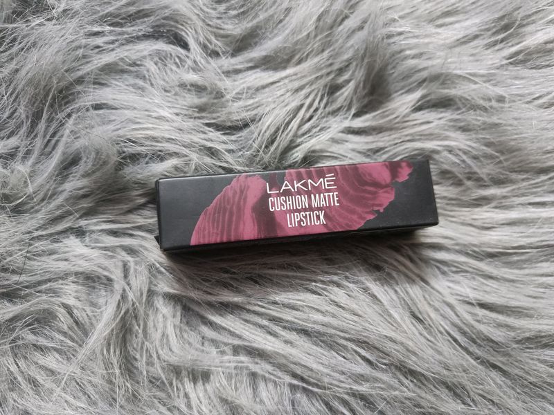 Lakme Cushion Matte Lipstick With French Rose Oil
