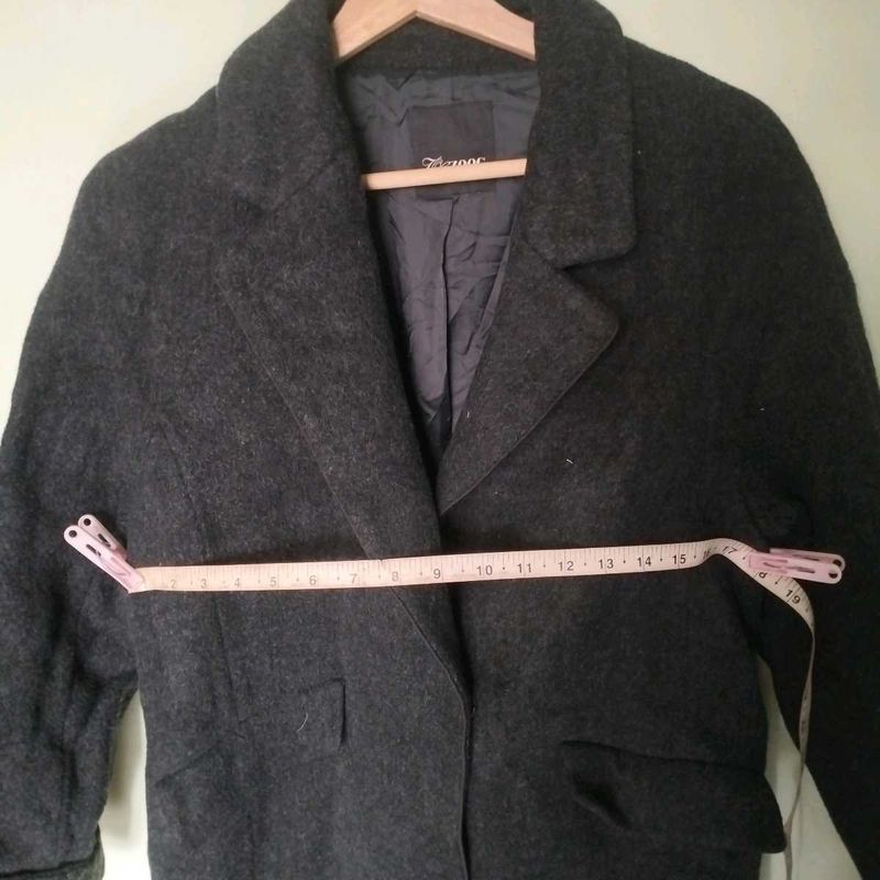 Classic Wool Overcoat With Free Delivery