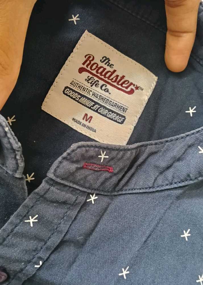 Roadster Navy Blue Shirt