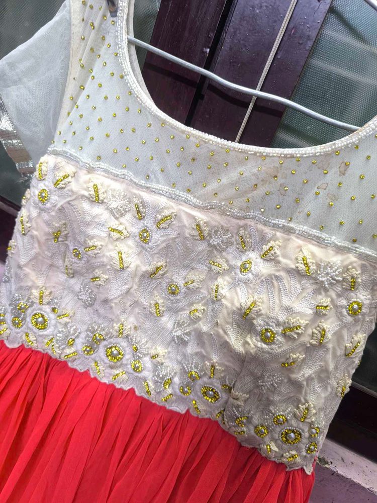 Embroidered Party Dress