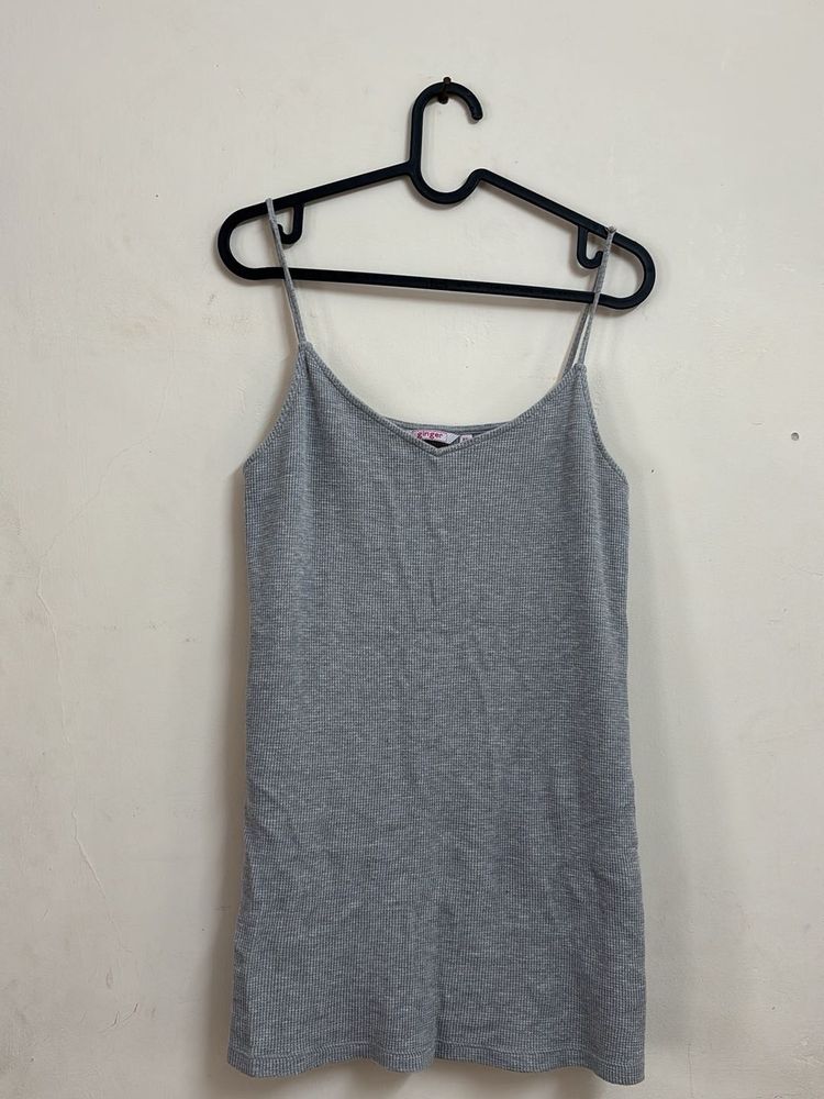 Mini slip dress