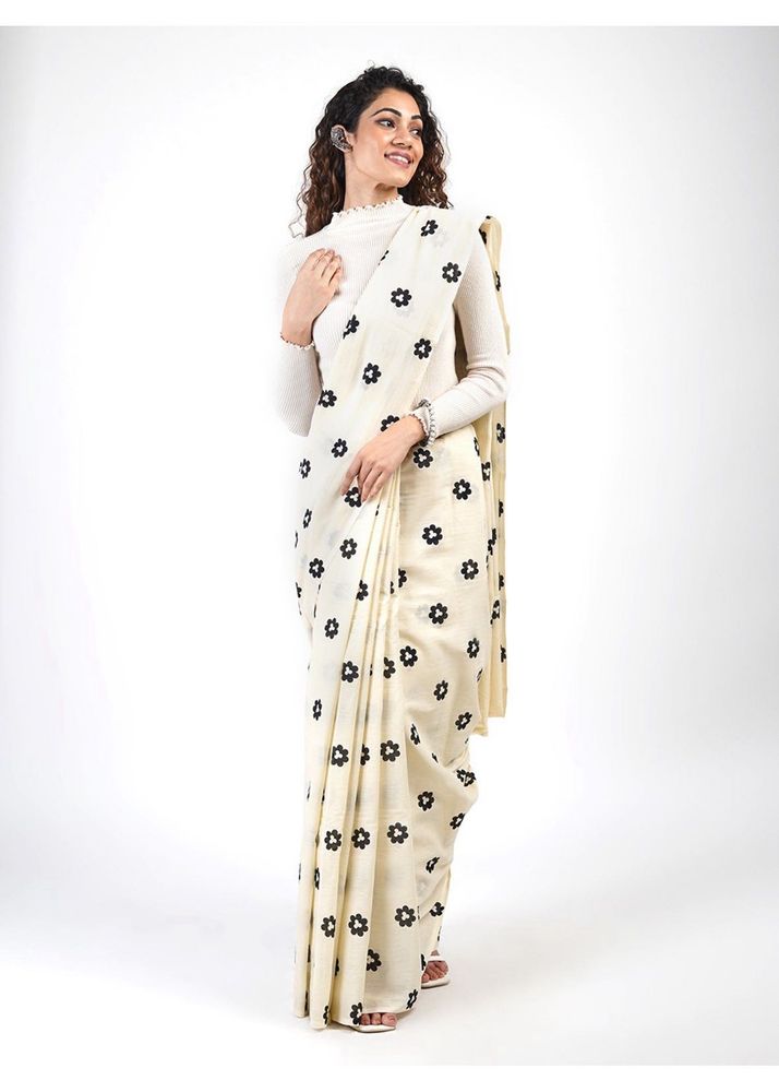 pure cotton Floral Saree