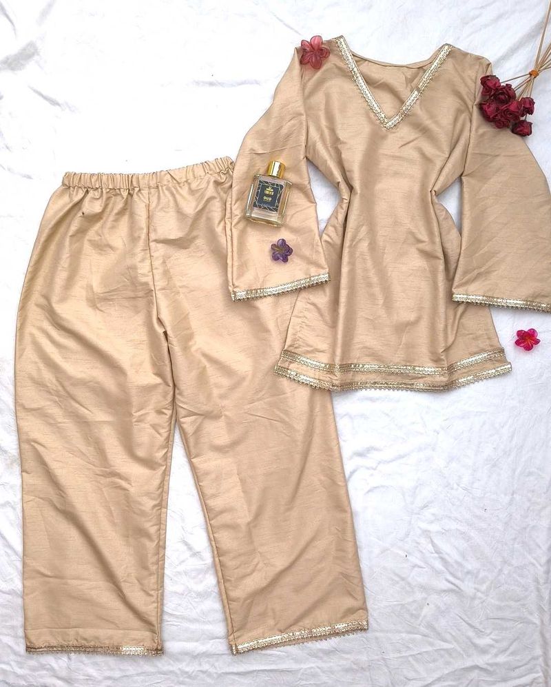 Festive Corset Kurta Trouser Set 🌙