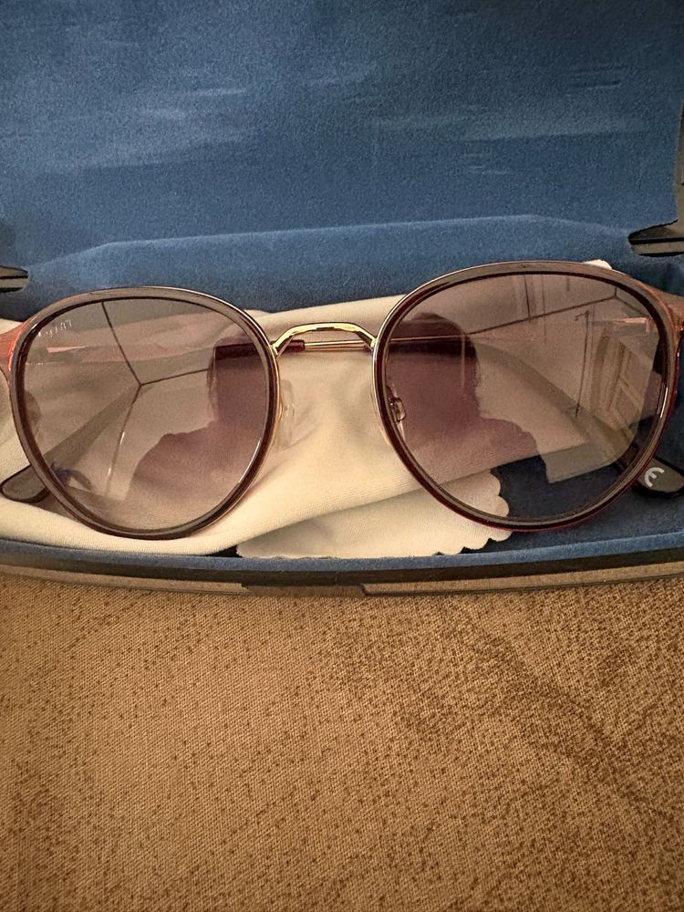 Unisex Scott Brown Gradient Round Sunglasses