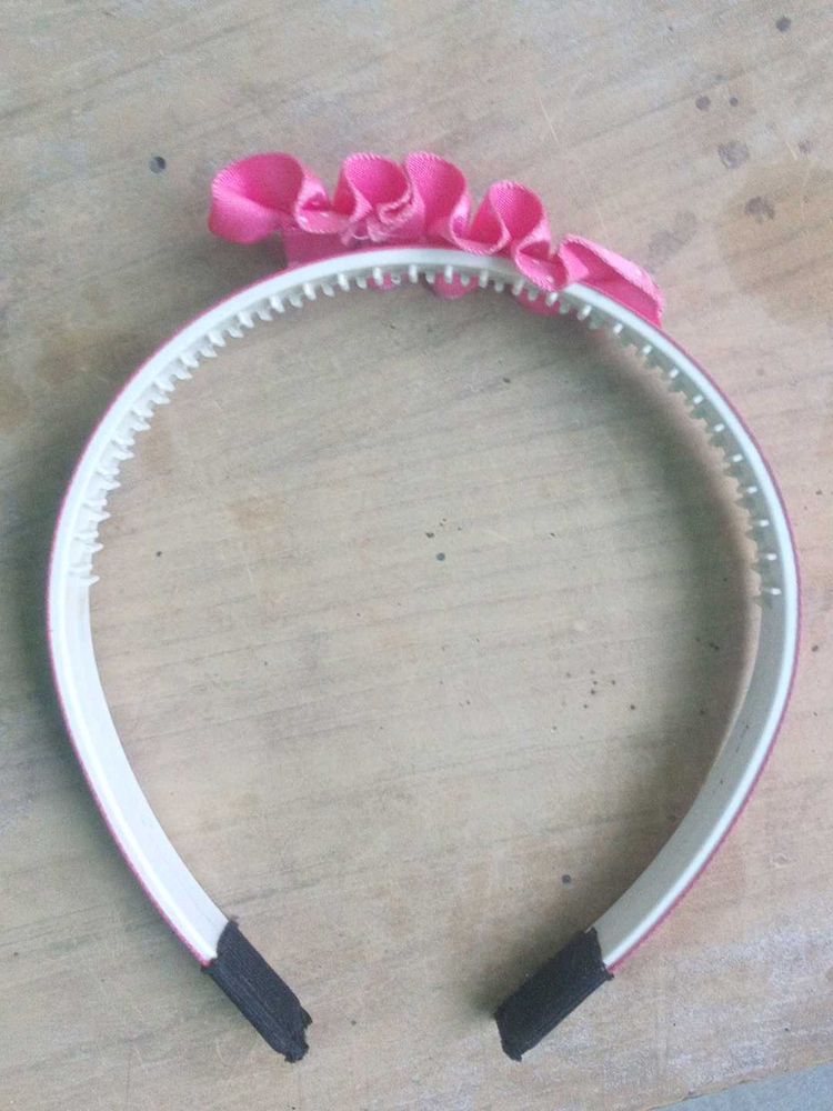 Pink Flower Headband