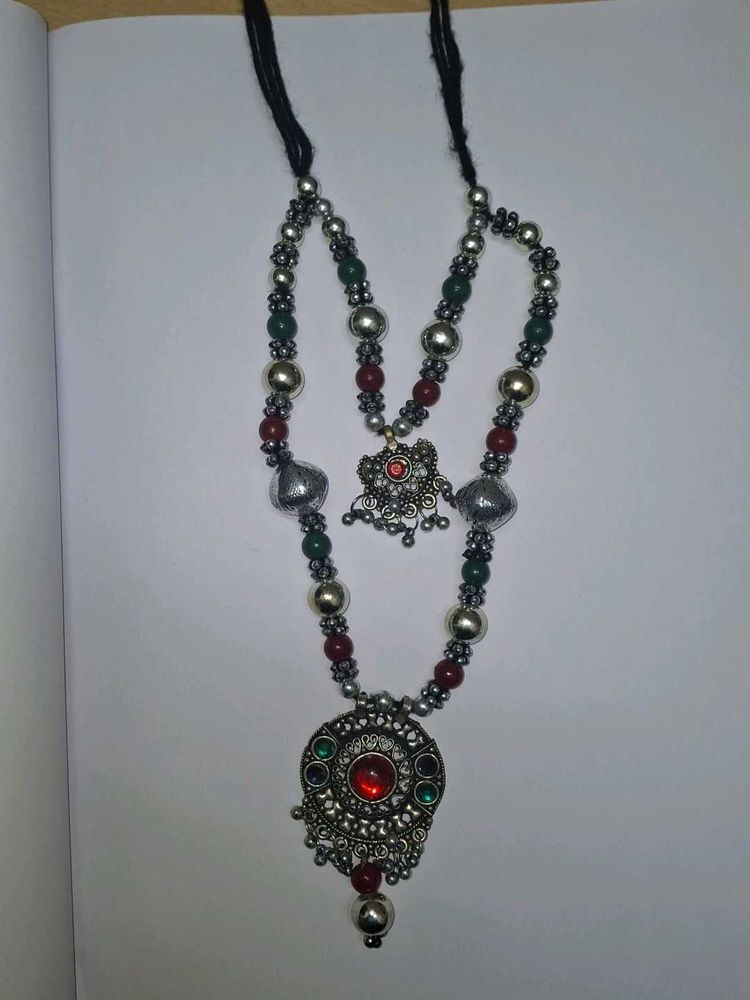 oxidized necklace