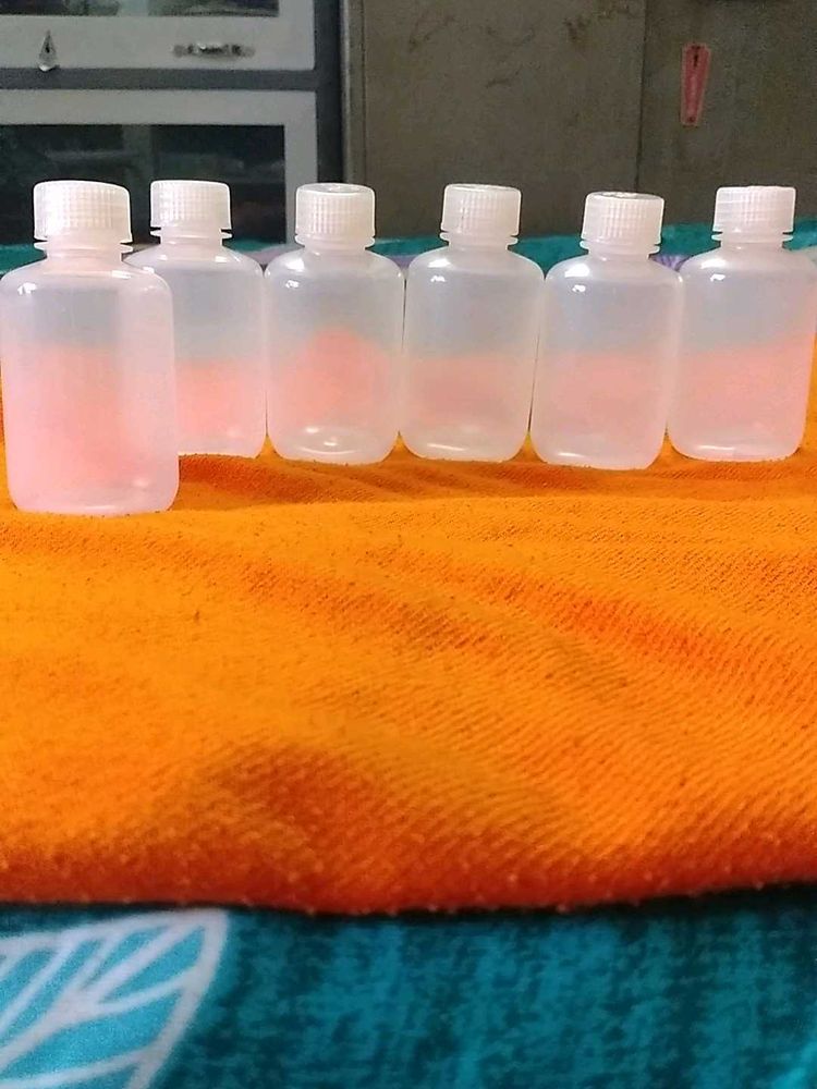 Small Empty Plastic Bottles (Lot of 6)
