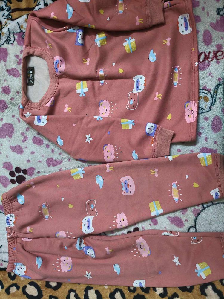 Albion Brand cute fleece cordset for 4-7 years